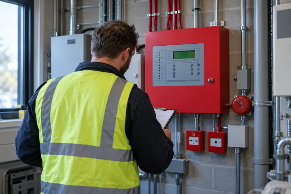 Fire Alarm Maintenance in a UK commercial setting